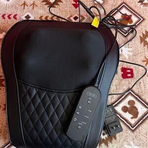 Black Massage Cushion with Remote